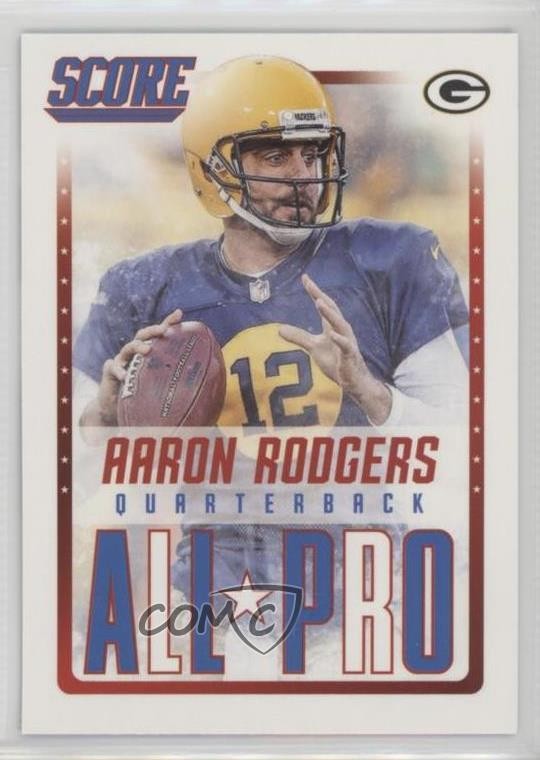 2015 Score All-Pro Glossy Aaron Rodgers #3 o6n