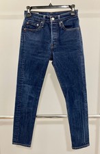 Levi  s Premium Women  s 501 Skinny Button Fly Denim Jeans w/Stretch Waist 25"