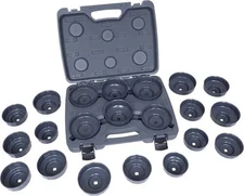 Lisle 61460 H.D. End Cap Wrench Set, 21 pc.