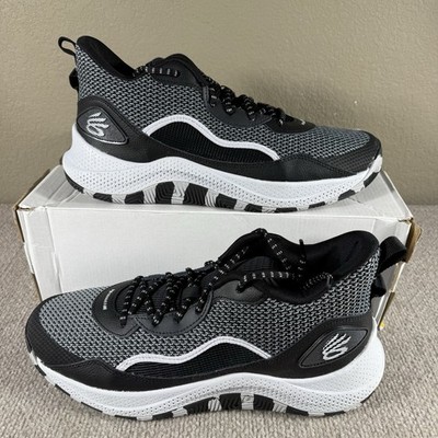 UNDER ARMOUR MENS STEPH CURRY SHOES 3Z 24 BLACK/GRAY 3027626-001