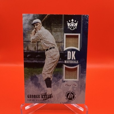 1/1 2018 Panini Diamond Kings DK Materials George Kelly Baseball Masterpiece 