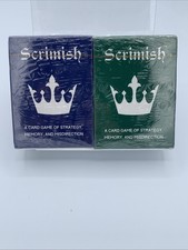 Scrimish Card Game 2 Deck Lot Sealed Strategy Memory Bluffing