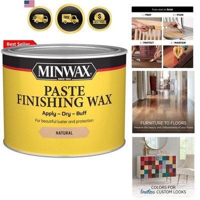 Paste Finishing Wax, 16 oz., Natural Finish