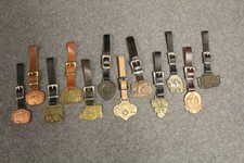 LOT of 12 ANTIQUE VINTAGE POCKET WATCH FOBS ASSORTED LOT 9 L K