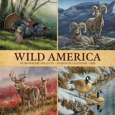 Wild America 2026 12" x 12" Wall Calendar (free shipping)