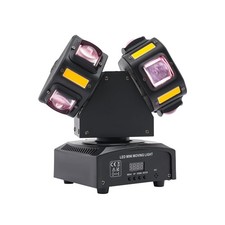 8-Head Moving Head DJ Lights, DMX 512 Strobe Lighting LED with Sound Activate...