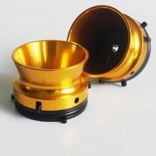 1 Pair High Quality Nab Hub Adapter Polished Aluminium For Studer ReVox 10 Inch