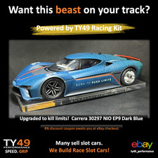 Upgraded TY49 Performance Carrera 30298 30296 NIO EP9 Dark or Bavarian Blue RTR