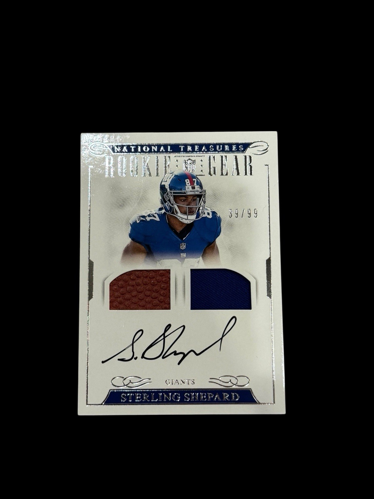 Sterling Shepard 2016 National Treasures Rookie Auto Patch /99 Giants RPA