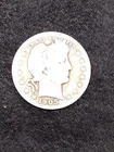 1905-S Barber Quarter Dollar 90% Silver Coin Made In The USA