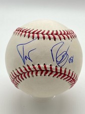 Roger Trevor Signed Autographed Official Major League Baseball Beckett COA