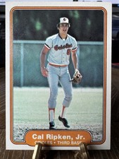 1982 Fleer Cal Ripken jr. #176 Rookie RC Baltimore Orioles Baseball