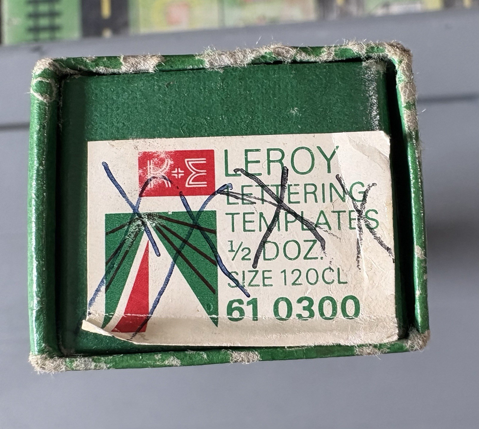 vintage Lot Of 6 K&E Leroy Lettering Templates 3240. Keuffel & Esser Co., 120CL