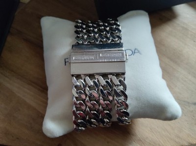 GOURMETTE PIANEGONDA ARMBAND SILBER RODIER 75 Gramm