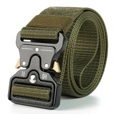 Genuine tactical belt quick release outdoor military belt soft real nylon sports