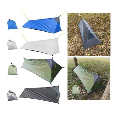Leichtes Campingzelt wasserdichter Schlafsack 1 Person Wandern in