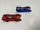 Vintage Lesney Matchbox Blue Shark  1971  N.61 And 1973 Red Turbo Fury No.63