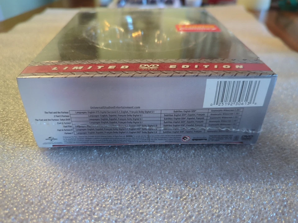 SEALED! Fast and Furious 7 Movie Collection (DVD) Free Shipping! - Image 3 of 4