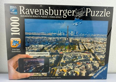 Ravensburger Augmented Reality Over Rooftops of Paris 1000 Pc Puzzle New Sealed