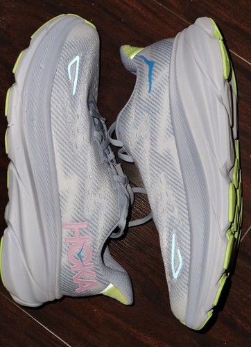 Hoka Clifton 9 Damen-Laufschuhe Gull/Sea Ice Größe 9,5 Weite B – Medium