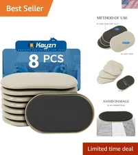 Effortless Move: 3-1/2" x 6" Reusable Carpet Slides for Heavy Furniture