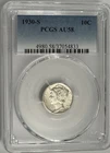 1930 s Mercury Dime PCGS AU-58
