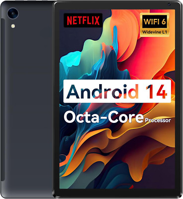 Tablet,10.1'' Android Tablet with Octa-Core Processor 10GB RAM 128GB ROM HD IP...