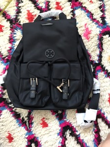 tilda printed nylon flap backpack