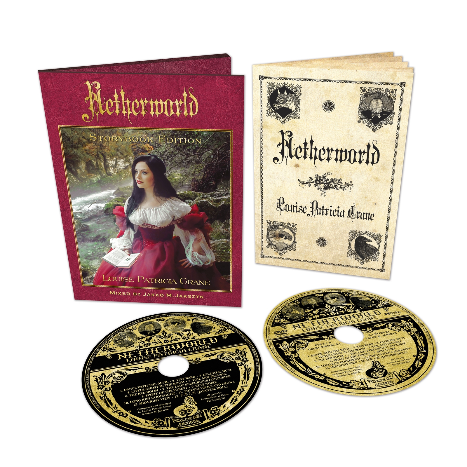 Louise Patricia Crane 'Netherworld' CD/DVD Digibook- NUOVO E SIGILLATO