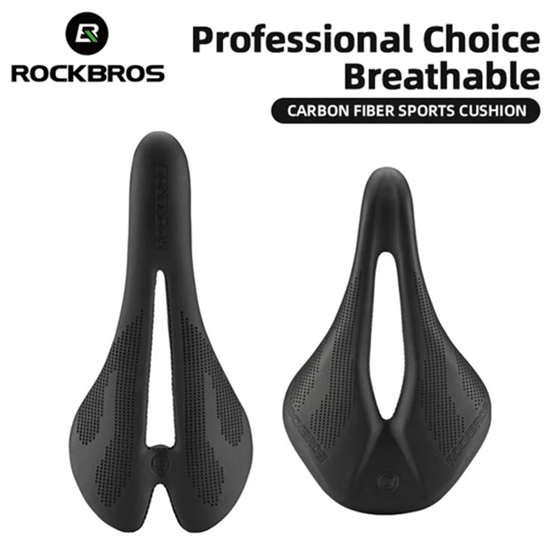 ROCKBROS Carbon Bicycle Saddle Ultralight 150g Racing Seat MTB