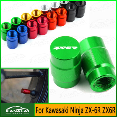 Motorcycle CNC Tire Valve Aluminum Covers For Kawasaki Ninja ZX-6R