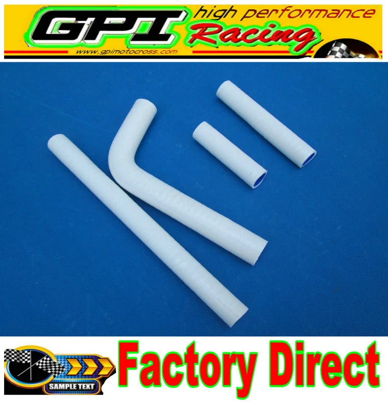 silicone radiator hose Yamaha YZ400F/WR400F/YZ426F/WR426F 1998-2002 1999 2000 WH — 第 2/3 张图片