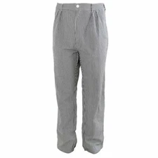 Authentic Austrian Army Chefs Pants Striped Checker Board 65% Cotton / 35% Poly