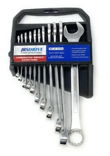 11 Pcs Combination Non Ratcheting Wrench Set SAE 1/4-7/8 Heat Treated 12pt CRV