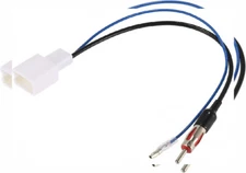 X AUTOHAUX Car Radio Auto Antenna Adapter to Terminal Plug Black 