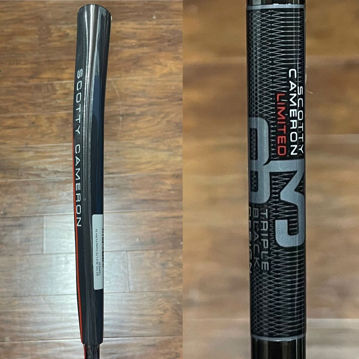 Scotty Cameron B3 Triple Black LTD Santa Fe Putter W/ HC Scotty Cameron B3 Triple Black LTD Santa Fe Putter W/ HC