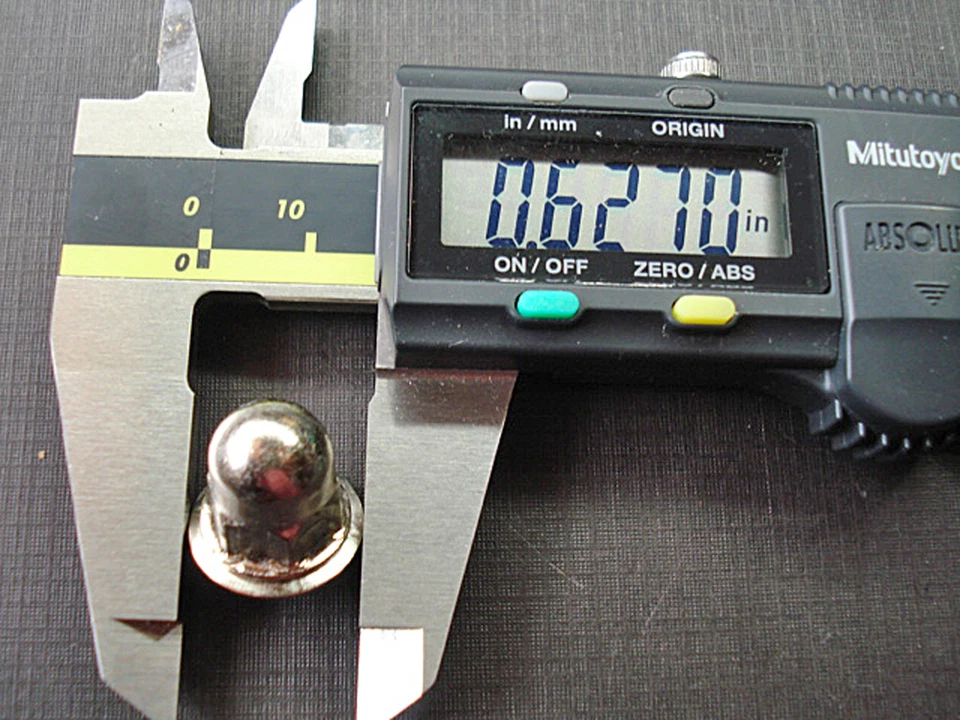 12 piezas 10-24 tuercas selladoras de níquel bellota clip de moldura NORS para Plymouth Dodge Foto 4 de 4