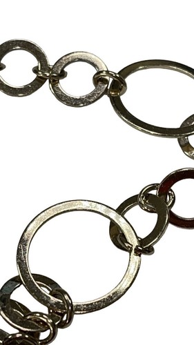 Chicos golden ring chain necklace 32 Inches - Picture 6 of 10