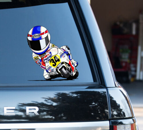 Cartoon image Racing Super Bike no. 32 Sticker Race Decal motoGP | eBay