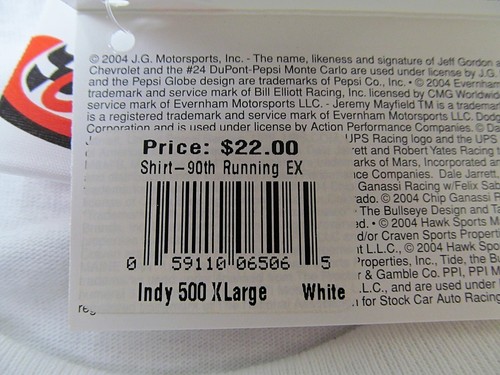 Chase Authentics Indianapolis 500 2006 90th Running T-shirt Mens XL White - Picture 4 of 11
