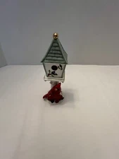 Lenox Winter Greetings Cardinal and Birdhouse Salt and Pepper Shaker New In Box