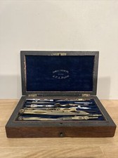 Compas Brevetés S.G.D.G J.F.A. Paris Ancienne Boîte Coffret Bois De Collection