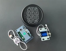 Gun Safe Replacement Lock Electronic Black keypad Solenoid Lock for Gun Safe Box
