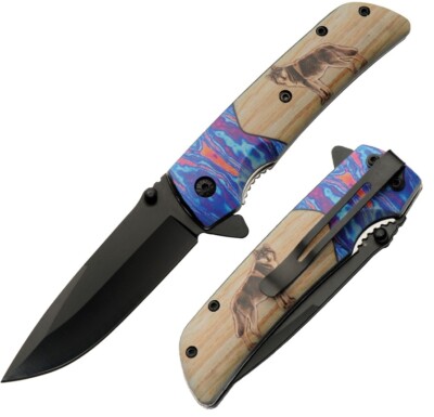 Rite Edge Voodoo Assisted Folding Knife 3.5'' Stainless Steel Blade ABS Handle