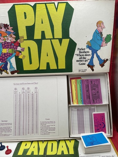 Vintage Payday Board Game 1975 Classic Edition Parker Brothers - Picture 6 of 8