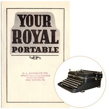 ORIGINAL Royal Aristocrat Typewriter Instruction Manual NOS Antique Vtg User thumbnail