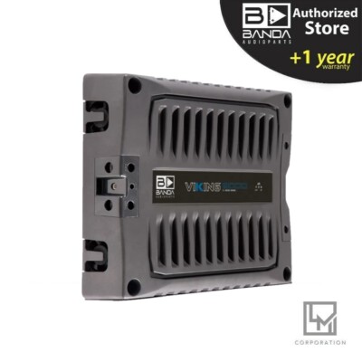 Banda Viking 8001 - 1 Channel 8000 Watts RMS 1 Ohm Car Amplifier