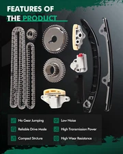 Timing Chain Kit For Nissan Frontier Suzuki Equator ltima 2.5L DOHC QR25DE