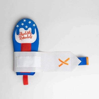 Mitaine coulissante ARIA Absolutely Ridicule USA neuve rouge blanc bleu