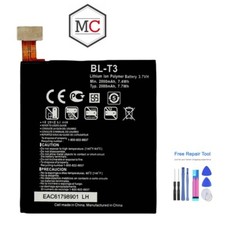 Nuova batteria di ricambio alta qualità BL-T3 per LG Optimus VU F100 F100L TOOLS